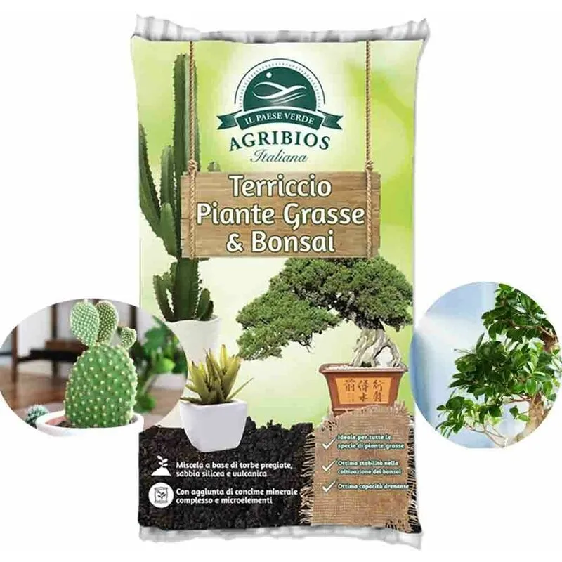 Opengardenweb - Terriccio per piante grasse e bonsai - da 10 litri