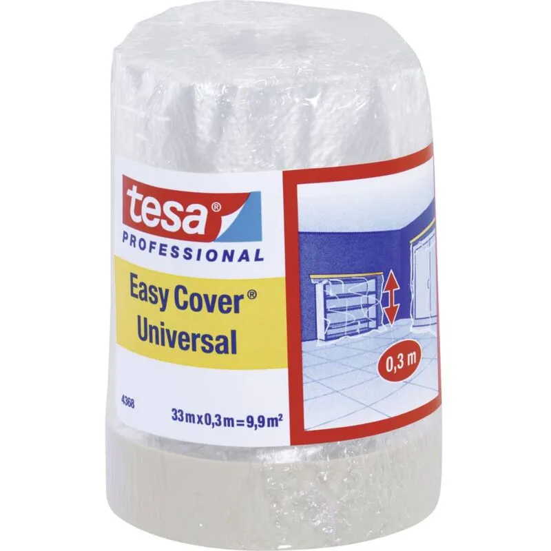 tesa 04368-00011-01 Pellicola di protezione per superfici tesa Easy Cover® Marrone chiaro (L x L) 33 m x 30 cm 1 pz.