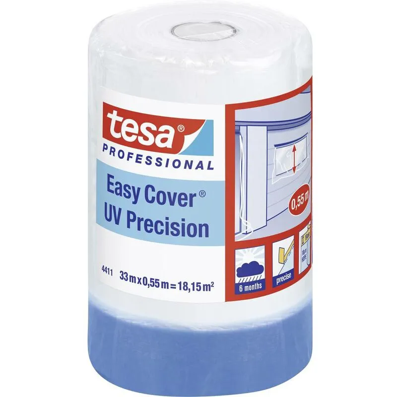 04411-00002-00 Pellicola di protezione per superfici Easy Cover® Blu (l x l) 33 m x 55 cm 1 pz. - 