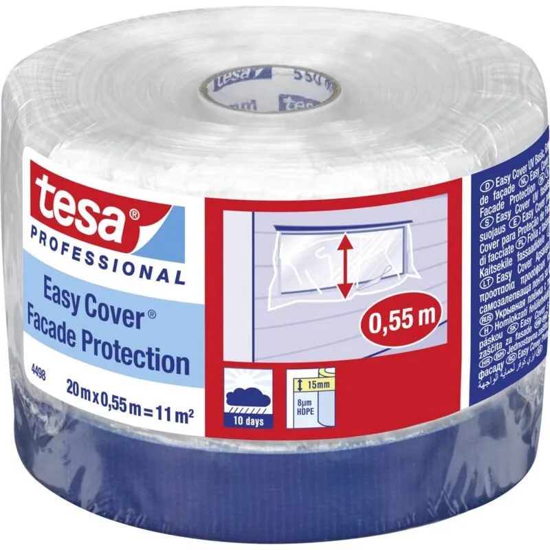 tesa 04498-00000-00 Pellicola di protezione per superfici tesa Easy Cover® Trasparente (L x L) 20 m x 55 cm 1 pz.