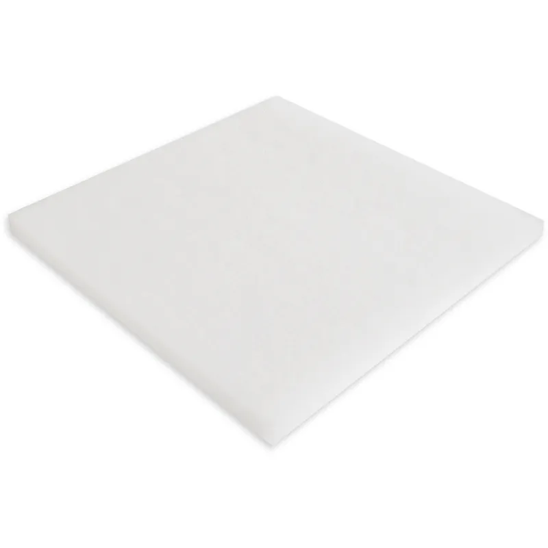 Tessuto filtrante Synfil 300, molto fine, bianco, 100x100x2.5cm Filtro per laghetti o acquari