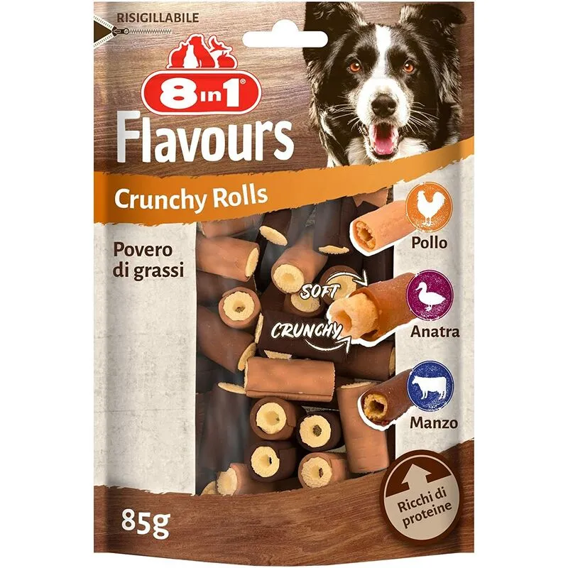  - 8in1 Flavours Crunchy Rolls 85gr