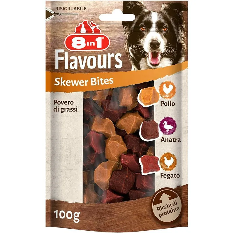  - 8in1 Flavours Skewer Bites 100gr