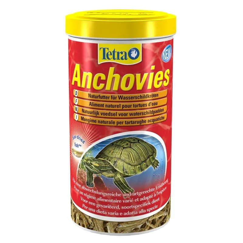 Anchovies 1000ml/150gr - Acciughe per Tartarughe Acquatiche - 