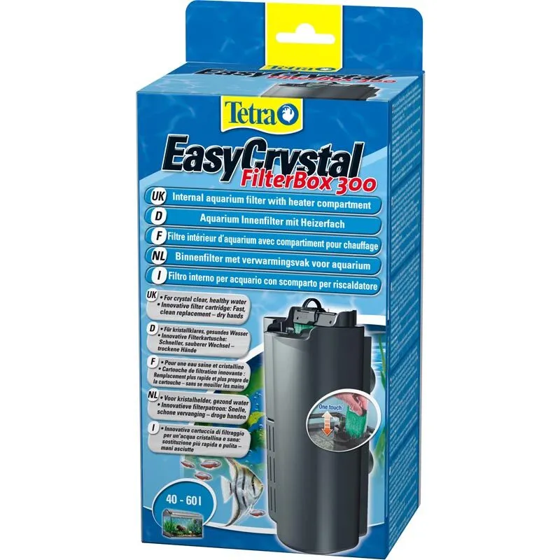 EasyCrystal FilterBox 300 - Filtro Interno per Acquari da 40 a 60 Litri - 