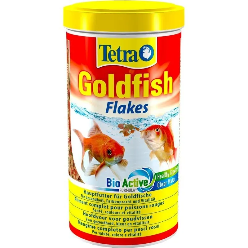 Goldfish Flakes 1000ml - Mangime di Base per tutti i Pesci Rossi - 