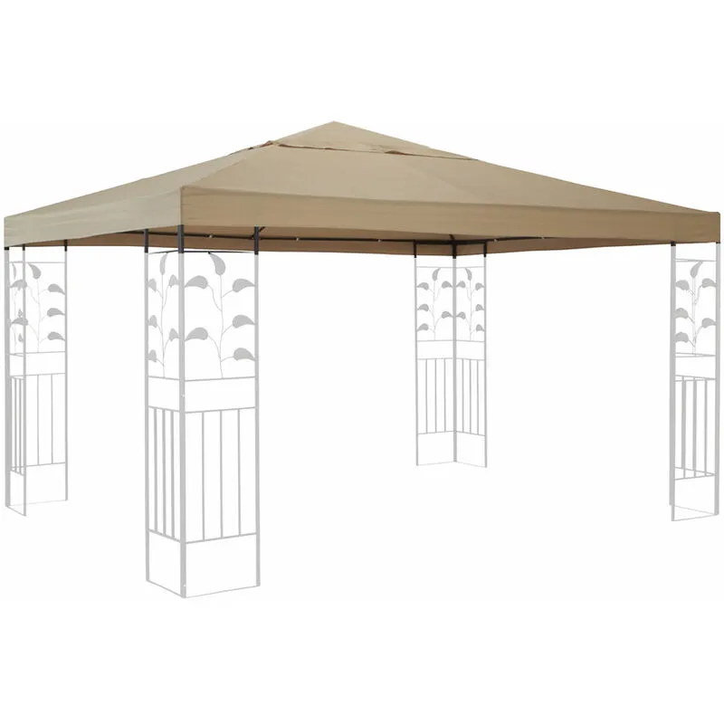 tetto di ricambio per gazebo nella misura 3x3 Beige