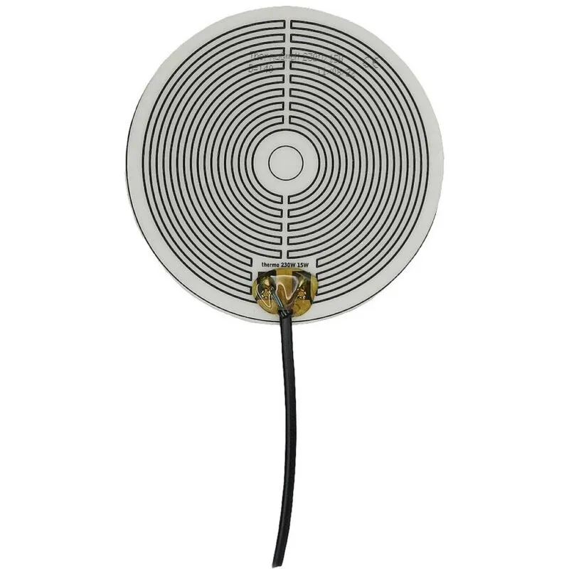 Thermo Tech - Poliestere Lamina riscaldante 230 v 15 w (ø) 140 mm