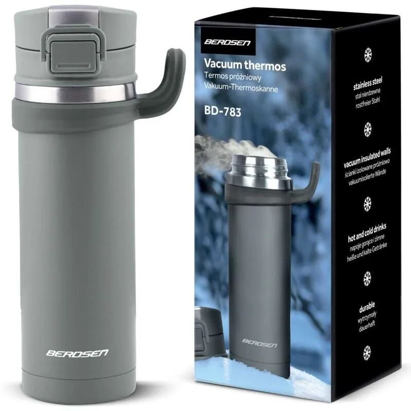 Thermos sottovuoto 450 ml BD-783 grigio