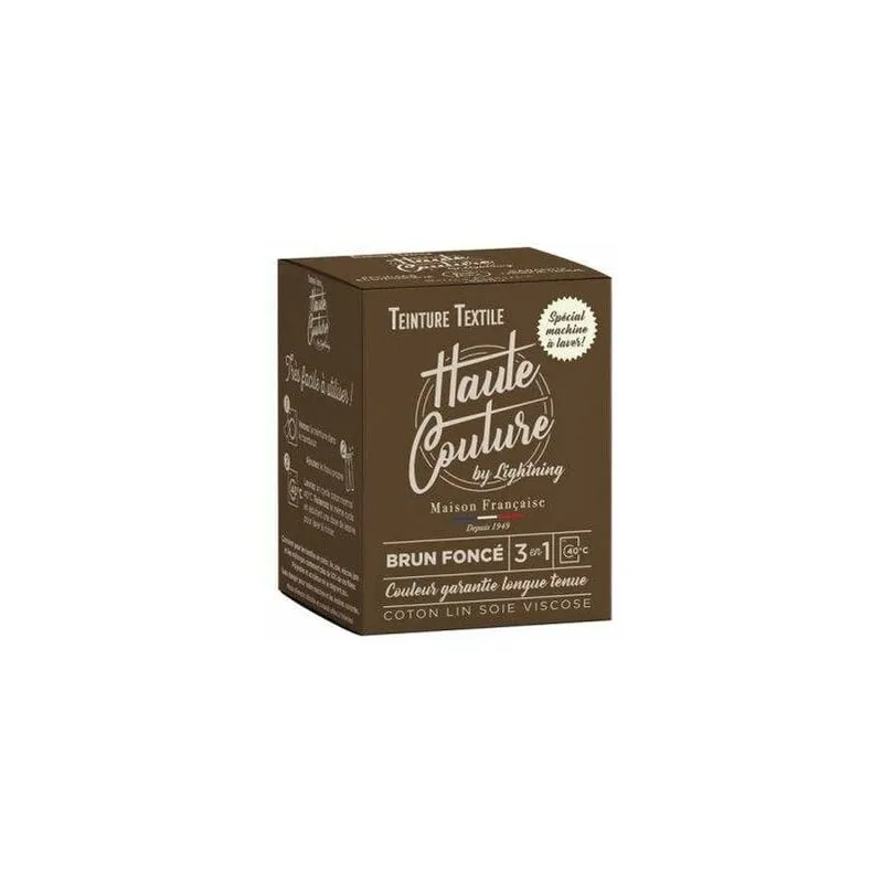 Tintura tessile marrone scuro 350g haute-couture