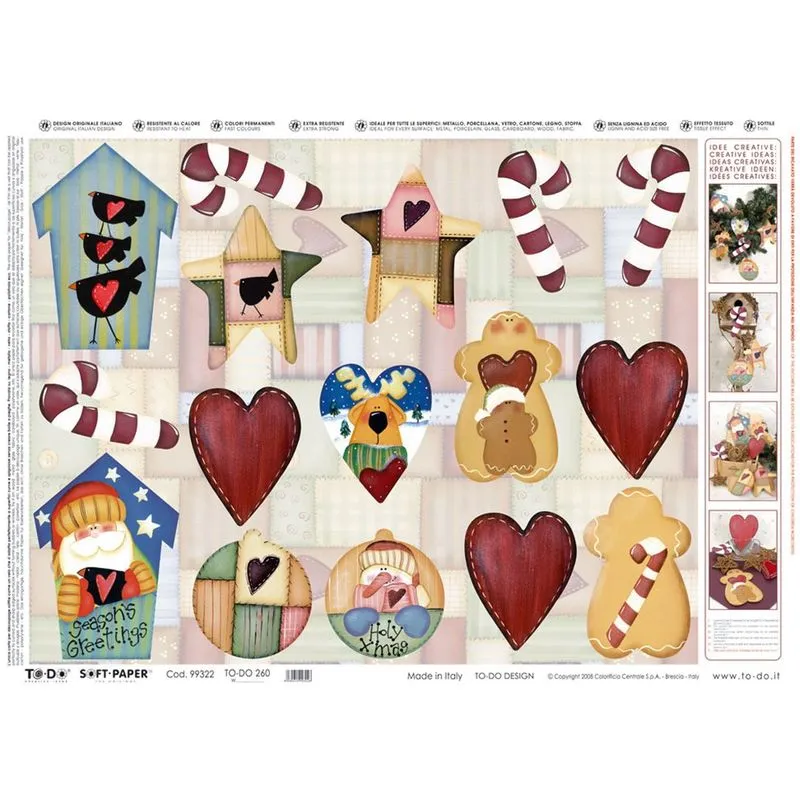 99322.0 Carta per la Decorazione, Multicolore, 50 x 70 x 0.1 cm - To-do