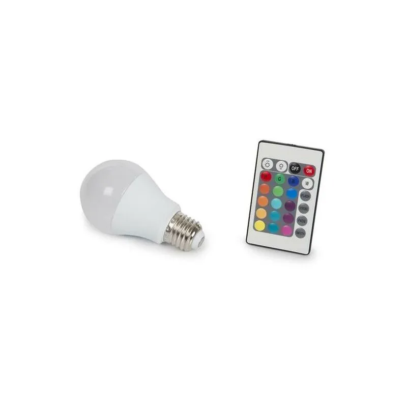  - led lamp - 7.5 w - E27 - rgb & warm white