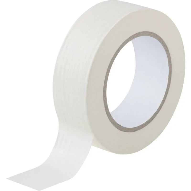 93038c189 93038c189 Nastro crespato Bianco (l x l) 50 m x 38 mm 1 pz. - Toolcraft