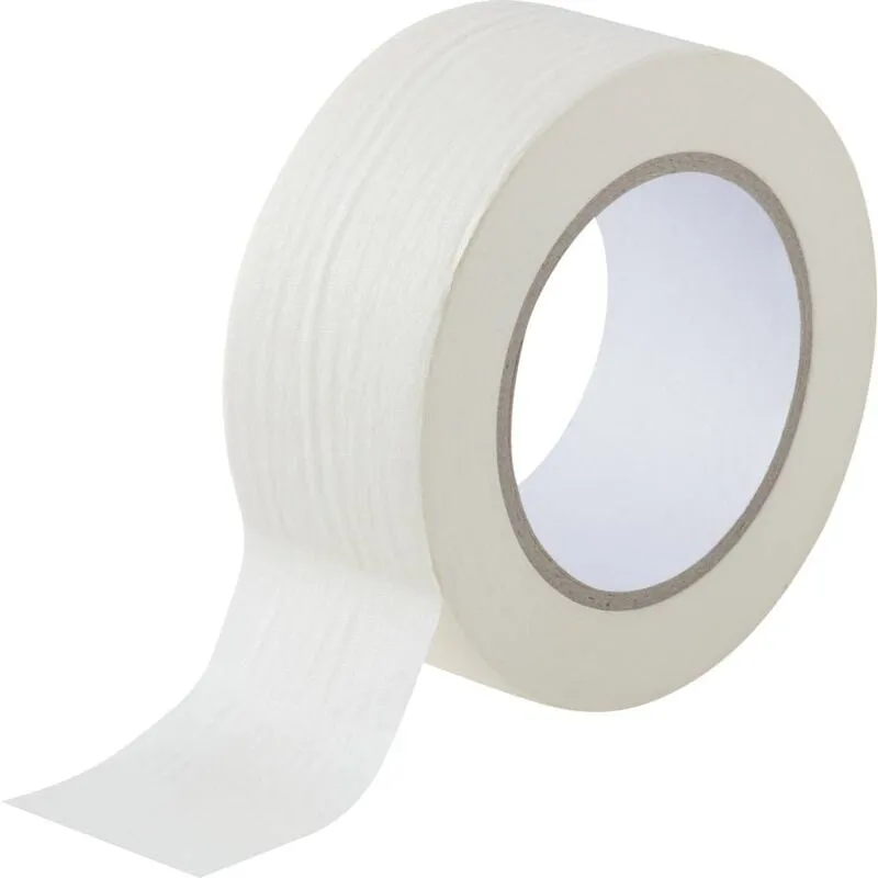 93038c190 93038c190 Nastro crespato Bianco (l x l) 50 m x 50 mm 1 pz. - Toolcraft