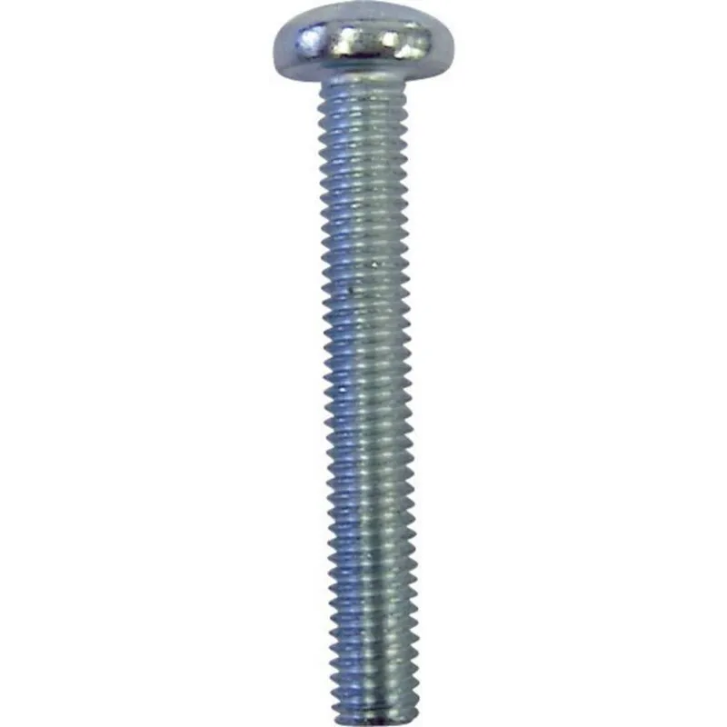 Toolcraft - 888046 Viti a testa bombata M2 12 mm Esalobato din 7985 Acciaio zincato 20 pz.