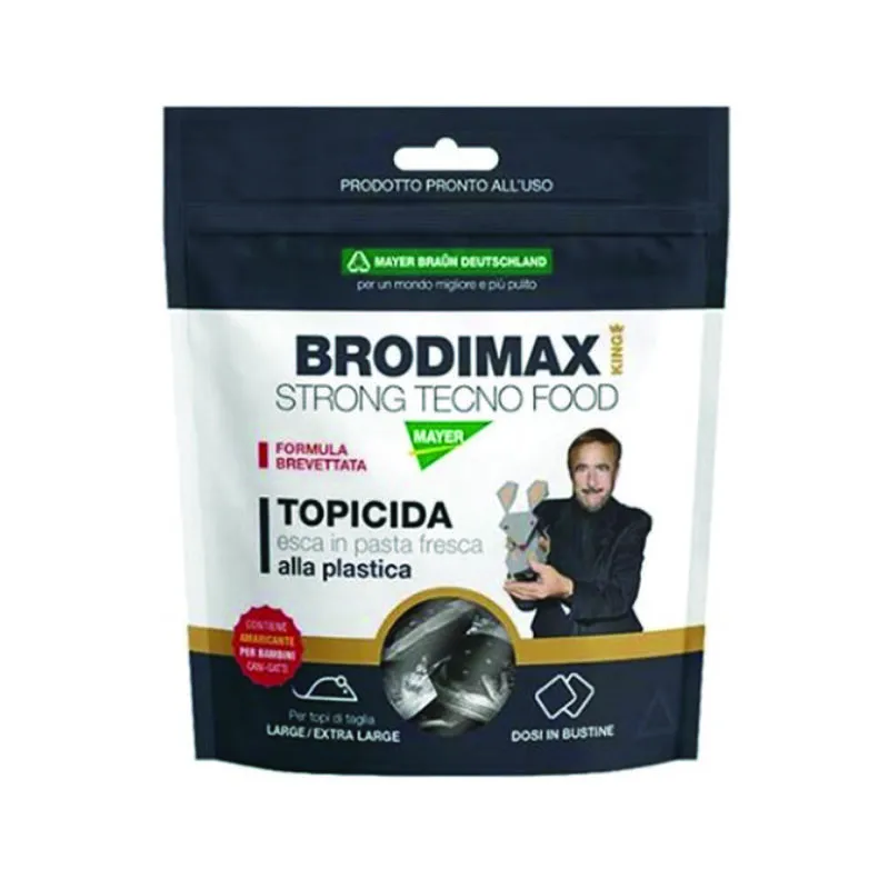 Topicida brodimax strong tecno food king - gr.150 in busta