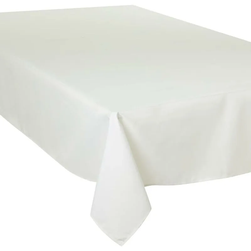 Atmosphera - Tovaglia antimacchia lallie bianco avorio 150x300cm - tovaglia, avorio, poliestere, dimensioni 150x300 cm créateur d'intérieur - Avorio