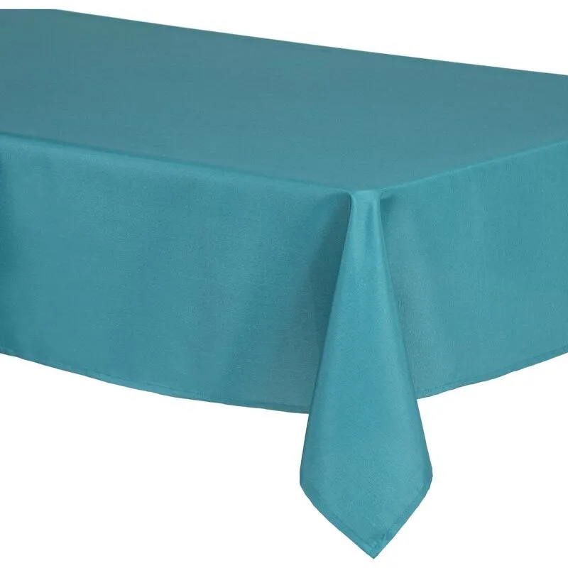 Atmosphera - Tovaglia antimacchia lallie blu anatra 300x150cm créateur d'intérieur - Blu