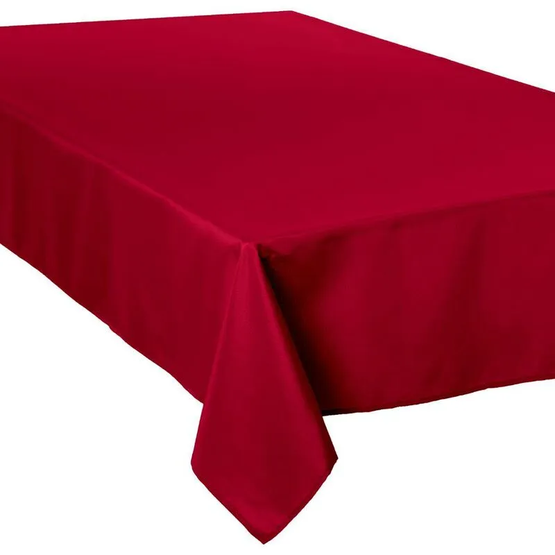 Tovaglia rossa antimacchia 150x300cm - tovaglia, rosso, poliestere, dimensioni 150x300 cm Atmosphera créateur d'intérieur - Rosso