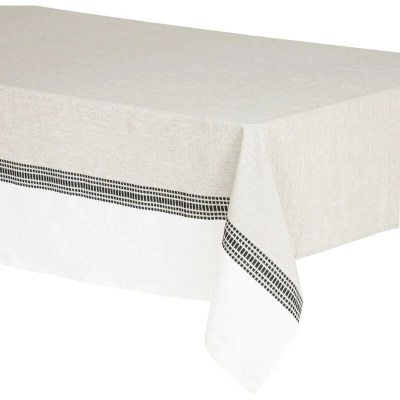 Tovaglia dolly in cotone beige 250x150cm - Atmosphera créateur d'intérieur