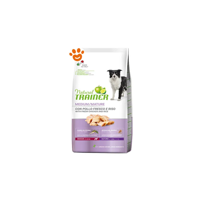 Trainer - Natural Dog Mature Medium Pollo - Sacco da 12 kg