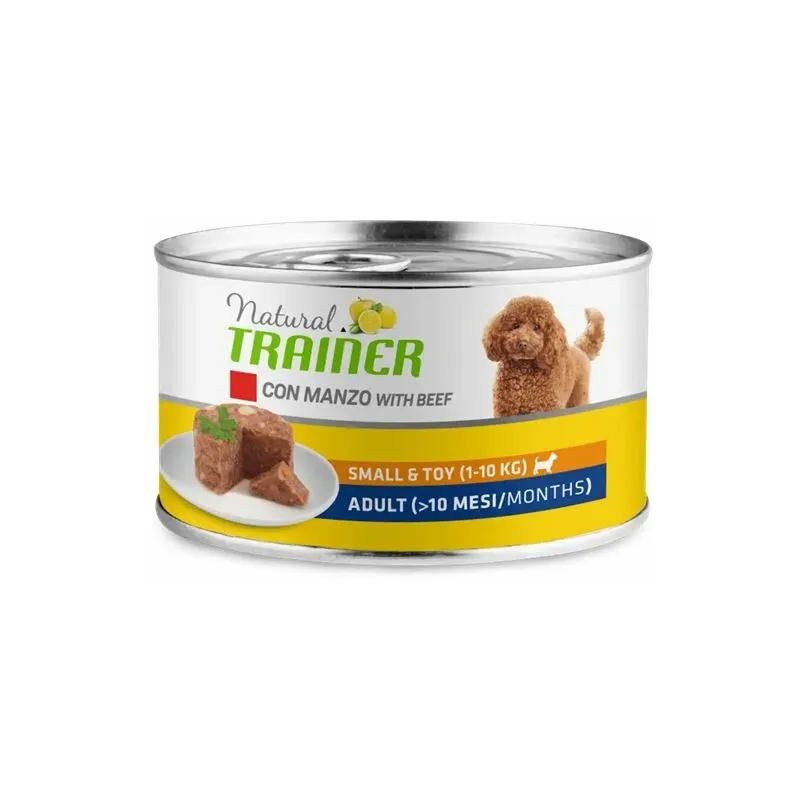 Dog natural small&toy manzo 150 g - Trainer