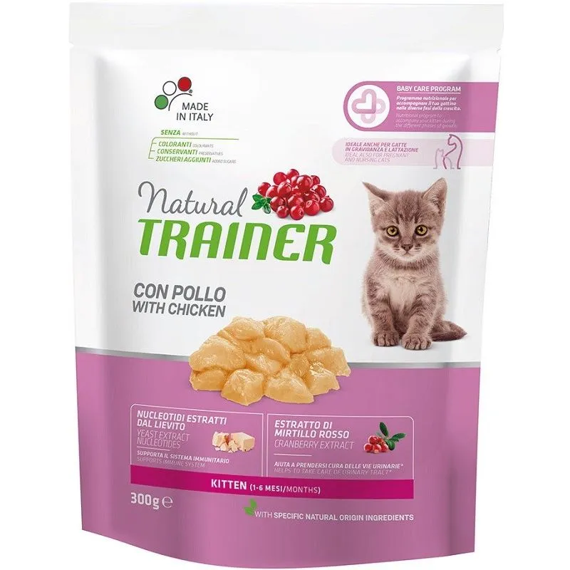 Natural per Gatto Kitten con Pollo Fresco 300g - Trainer