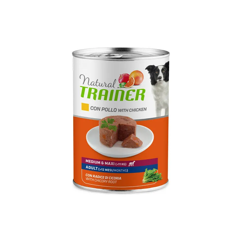 Trainer Natural per Cane Adult Medium/Maxi da 400gr Pollo