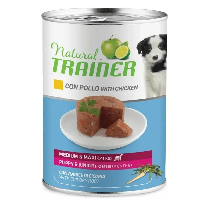 Trainer - Cane Medium e Maxi Maintenance 400gr Puppy e Junior Pollo