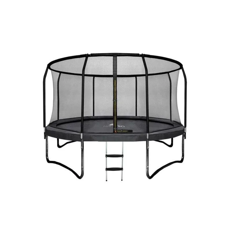 Viking Choice - Trampolino - 305 cm - con rete e scaletta - fino a 150 kg - nero