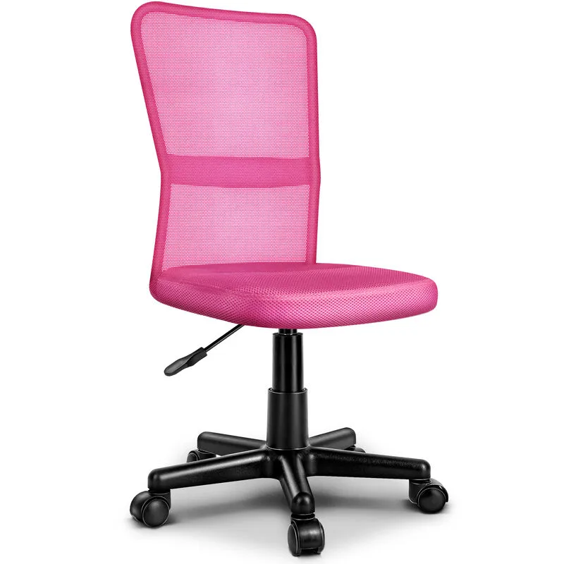 Tresko - Sedia da ufficio sedia da scrivania girevole, in 6 colori diversi, regolabile in altezza, sedile imbottito, sedia ergonomica, pistone