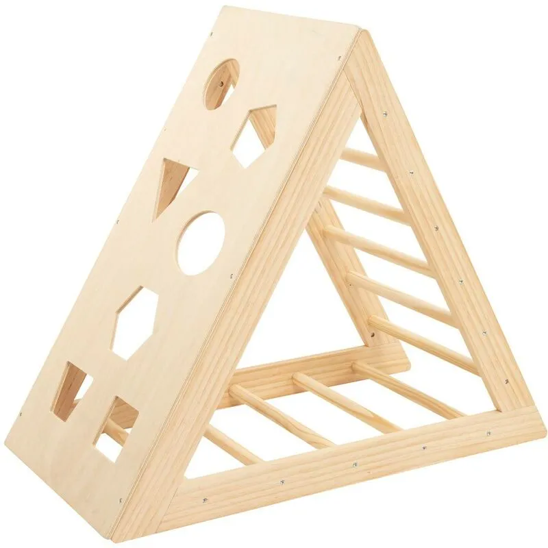 Triangolo di arrampicata per bambini in pino 80x93cm Atmosphera Créateur D'intérieur