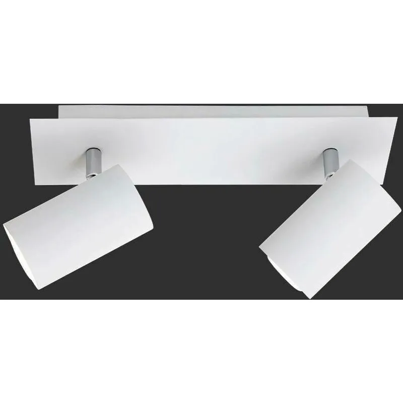  lighting italia spot 2x35w gu10 bianco 802400201