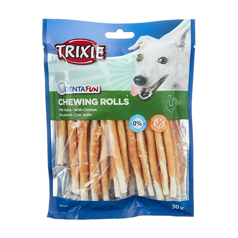 Dentafun 30 Bastoncini 12 cm con Pollo per Cani da 240 gr - Trixie