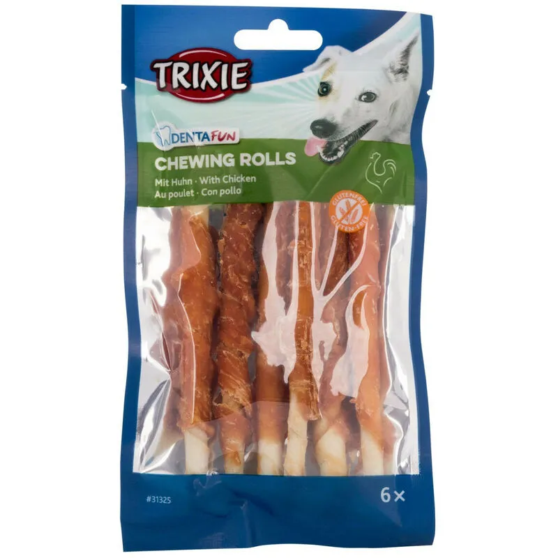 Trixie Dentafun Mini Chewing Rolls con Pollo per Cani da 120 gr