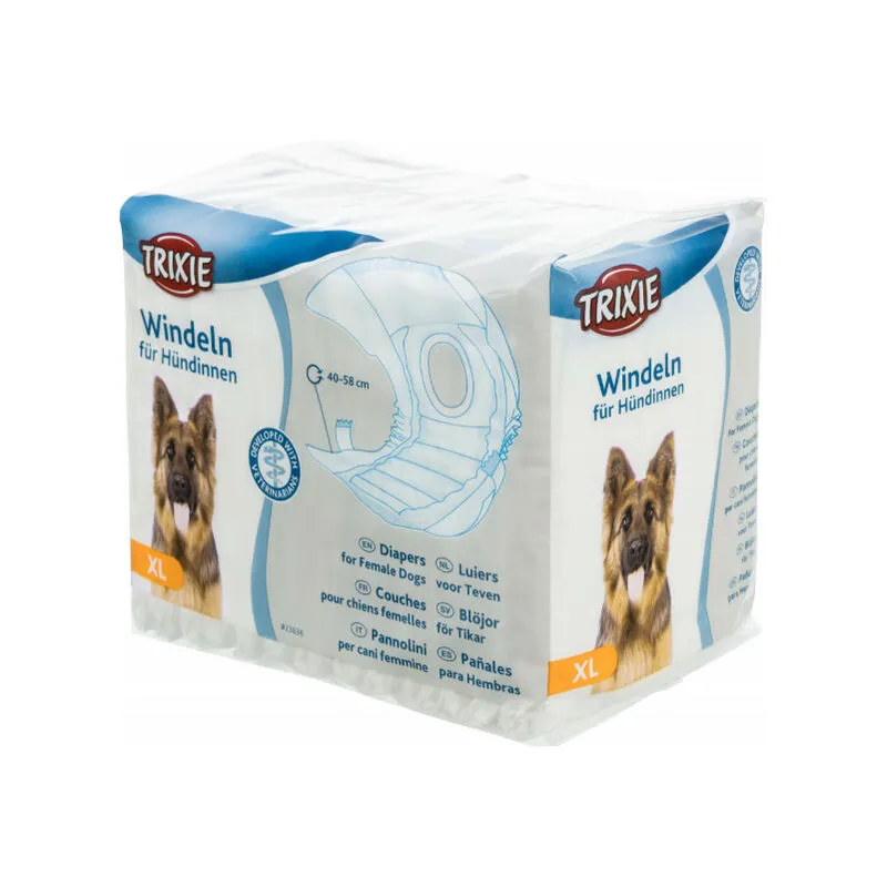 Trixie - Pannolini per Cani femmine XL da 12 pz