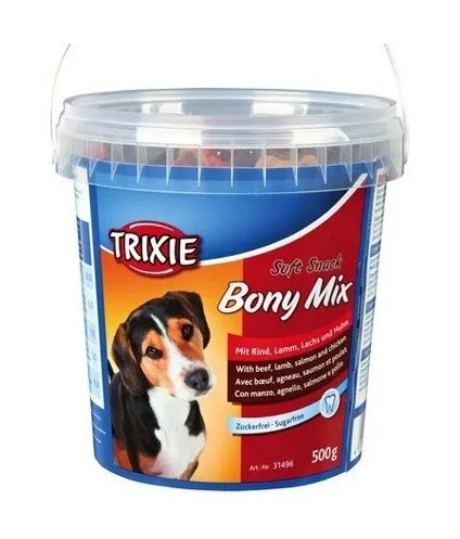 Soft Snack Bony Mix per Cane da 500g - Trixie