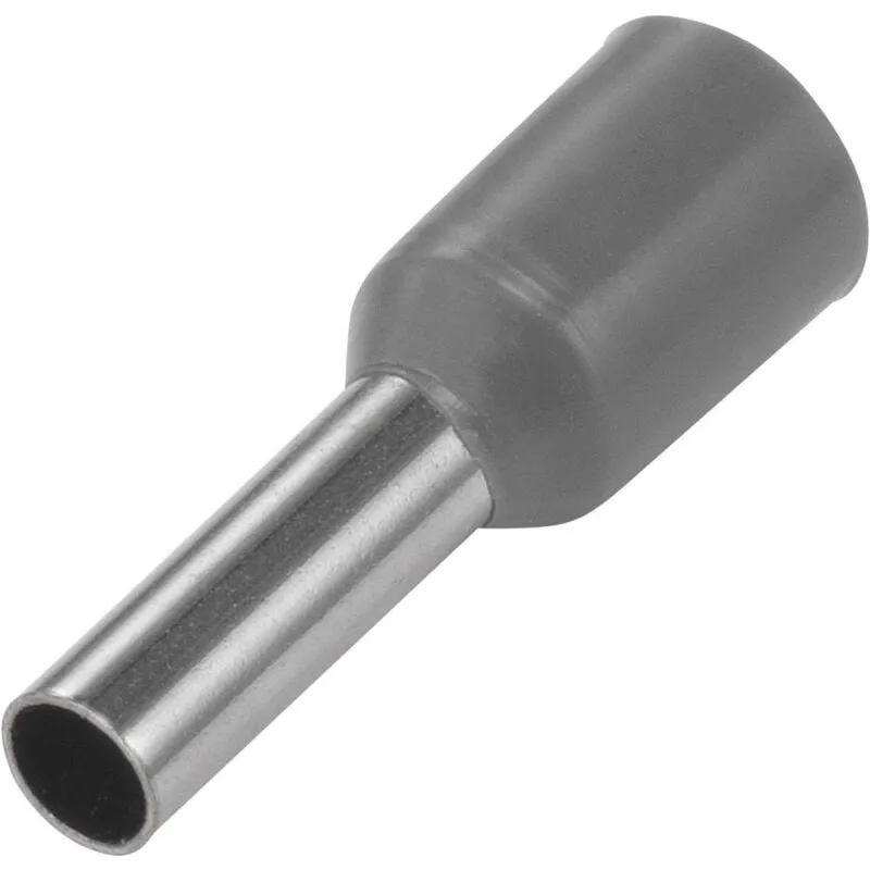 TRU COMPONENTS 1572426 Capocorda 4 mm² Parzialmente isolato Grigio 100 pz.