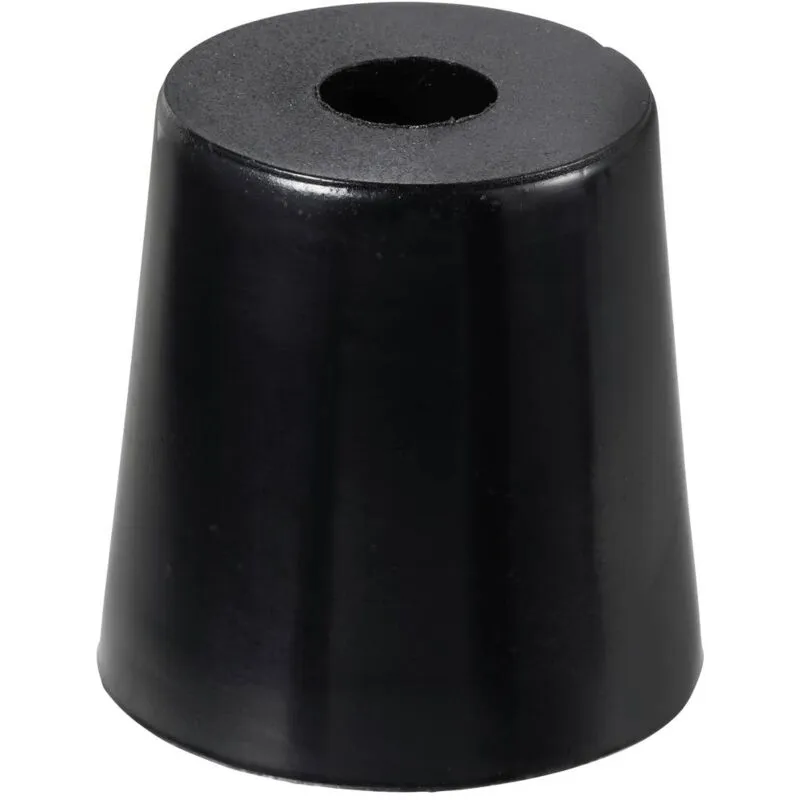 TC-11654340 Piedino di fissaggio a vite, rotondo Nero (l x a) 50 mm x 50 mm 1 pz. - Tru Components