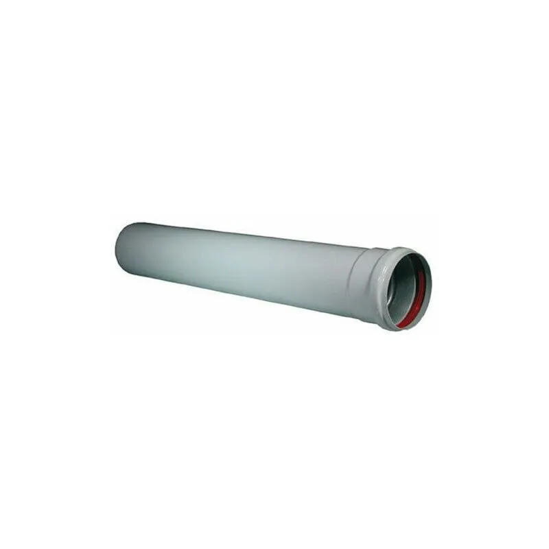 Marca - tubo alluminio caldaia verniciato bianco d 80 CM.50 (15666)