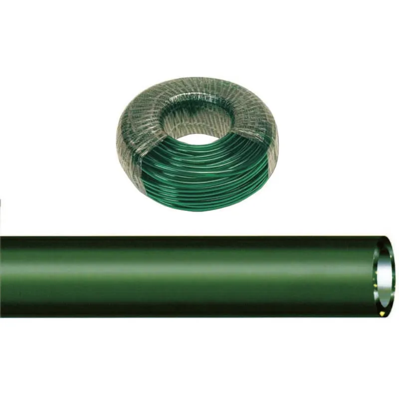 Tubo antigelo trasparente verde - ø mm.14x19 rotolo mt.130 peso kg.20,28