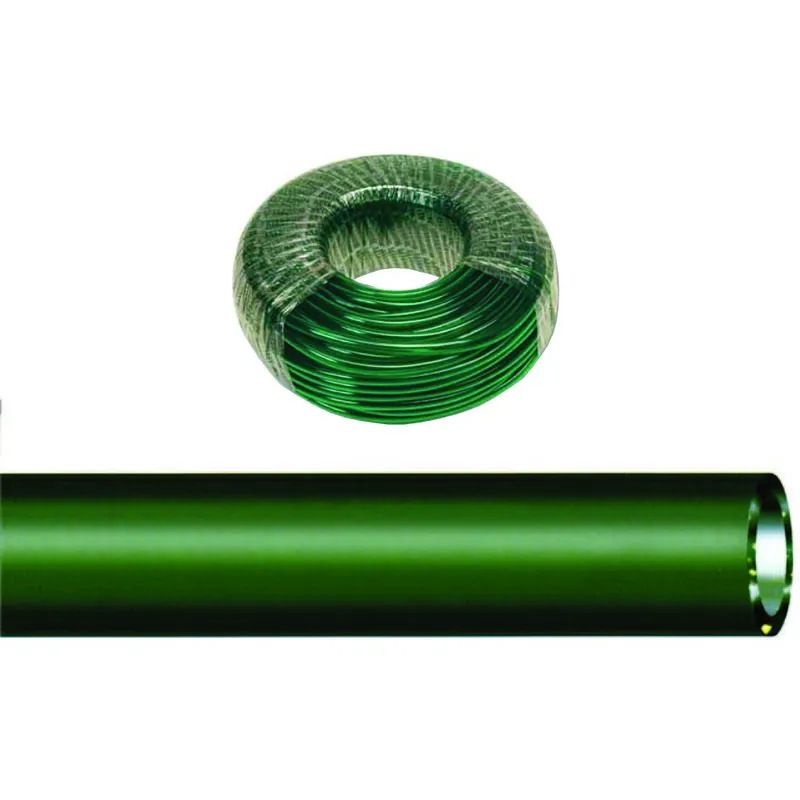 Tubo antigelo trasparente verde - ø mm.12x17 rotolo mt.130 peso kg.17,94