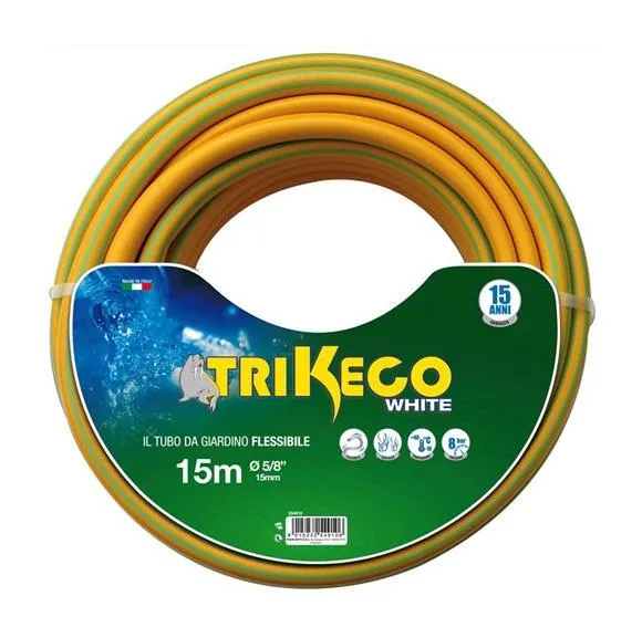 Tubo Irrigazione Magliato 4 Strati Trikeco White 1/2' Lunghezza 50 Mt.