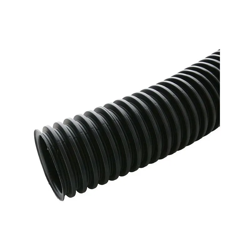 Schlemmer - Tubo corrugato in PA6 7,5mm nero chiuso (7,5x10mm)