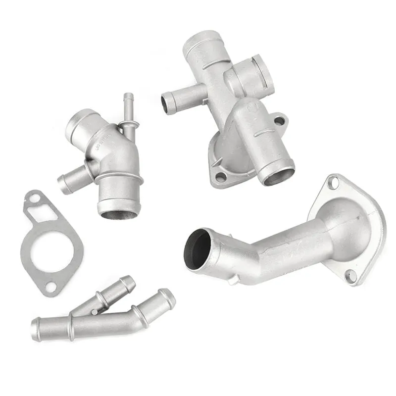 Ugreat - Tubo dell'acqua in alluminio Volkswagen MK4 Golf Set di 4 giunti per tubo dell'acqua per auto 06A121132A