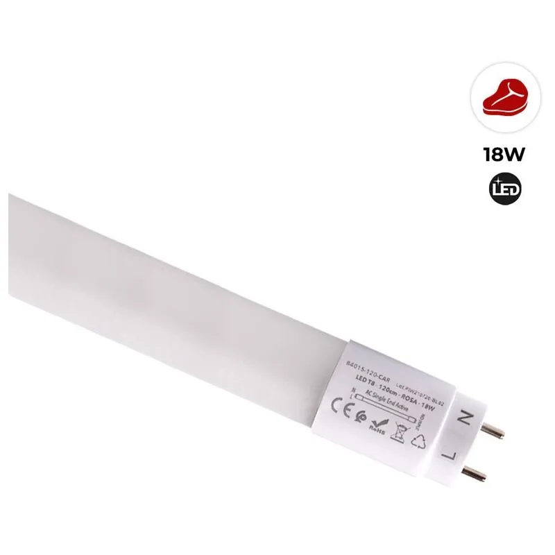 Tubo led T8 speciale per macelleria 120cm 18W