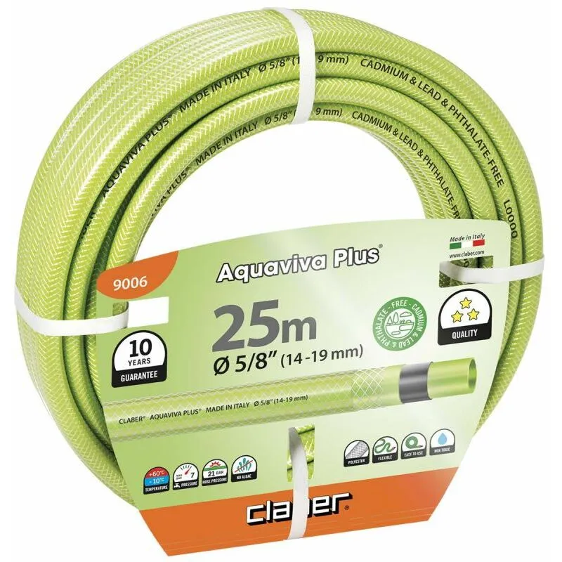 Tubo per Irrigazione Aquaviva Plus Claber - Diametro 5/8 25mt