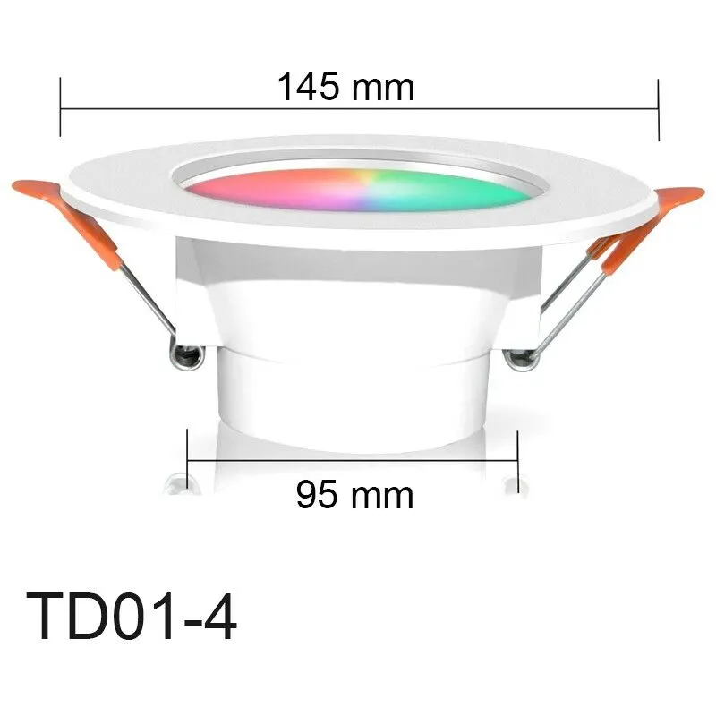 Tuya Faretto a LED da Incasso Smart WiFi RGBCW 10W