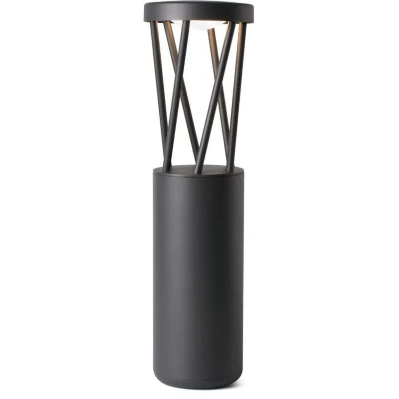 Faro Barcelona - Twist Lampada Da Paletti Grigio Scuro 10W 3000K Marca Faro