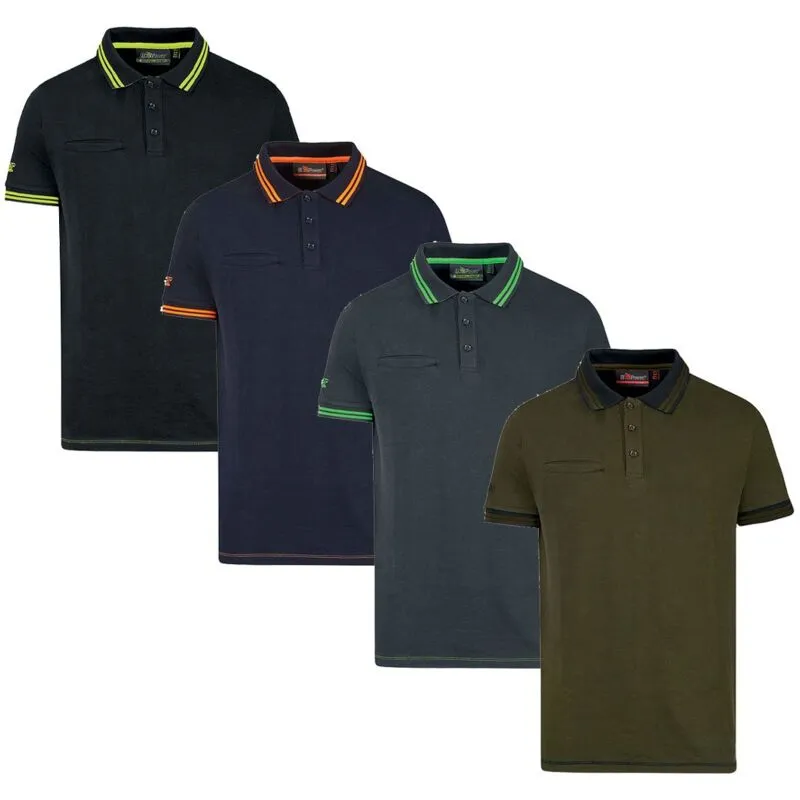 Polo manica corta UPower Way - XL - Verde